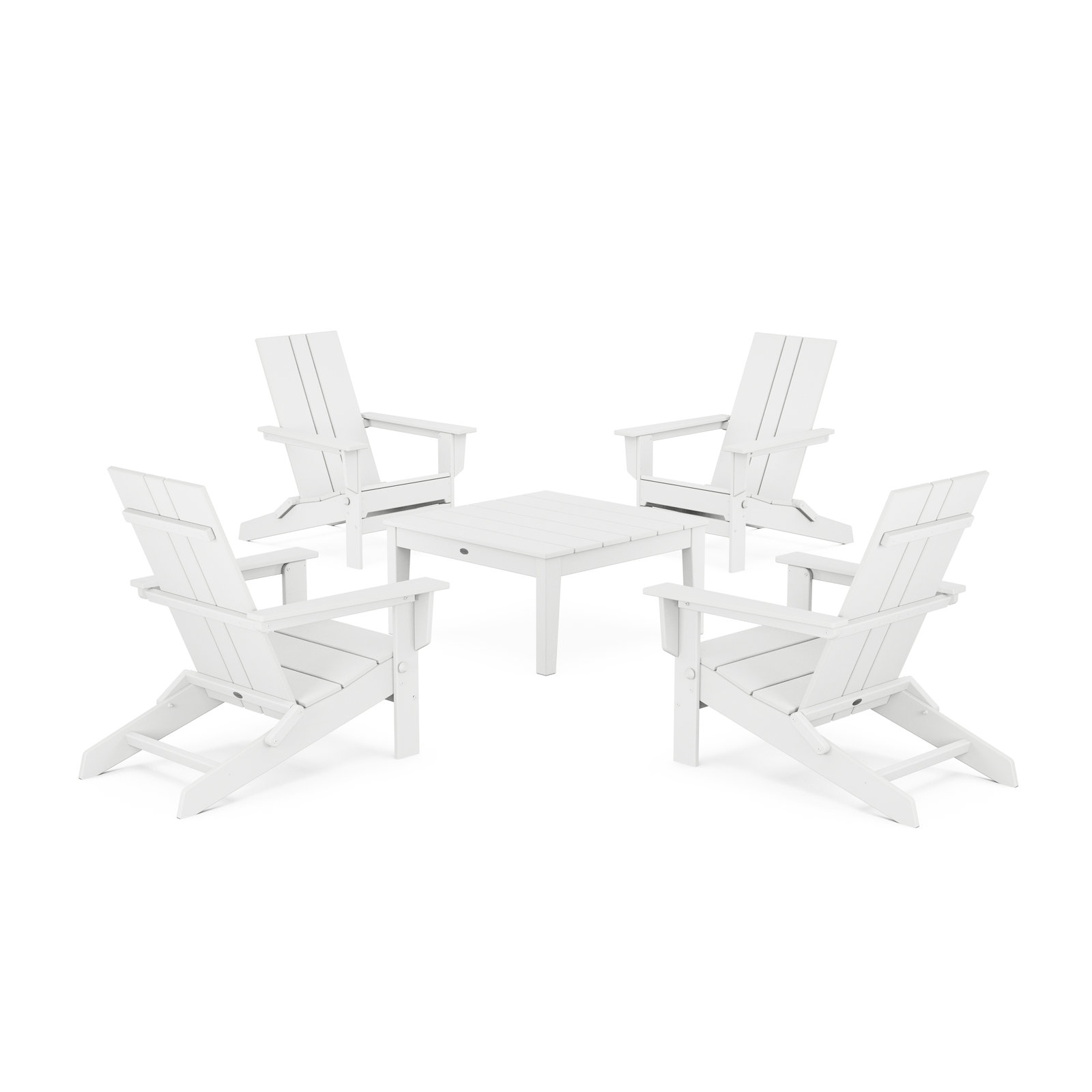 4-Person Patio Seating Group, White