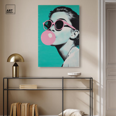 "Retro Chic II", reproduction d'art sur toile par Art Remedy, tendue sur châssis, 24 x 36