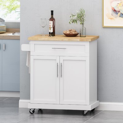 Red Barrel Studio® Wood Kitchen Cart & Reviews 