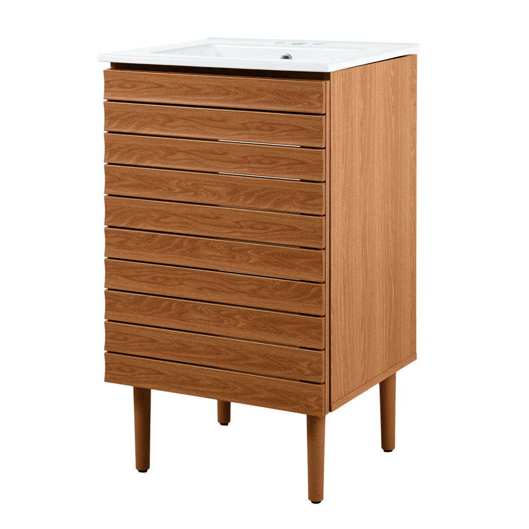 Aubert 20" Single Bathroom Vanity Set Jonathan Y Base