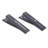 Escano 2PCS Microwave Oven Shelf Bracket Black