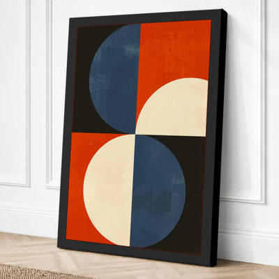 Chromatic Balance Geometric - Wrapped Canvas