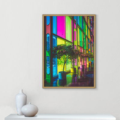 «Colorful Facade on Paper» par Felix Dubois, impression