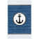 Tapis bleu marine Hickman