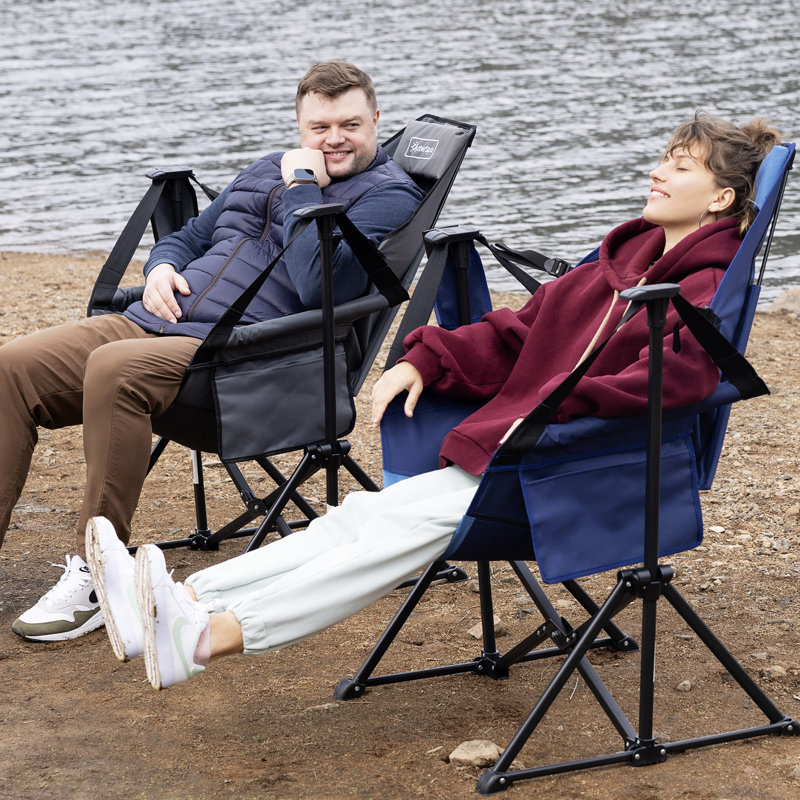 Hammock Camping Chair For Adults, Folding Swing Chair Outdoor, Grey, 2