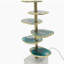 D15 x Lampe de table en agate-tranche de 29,5 po avec base en marbre