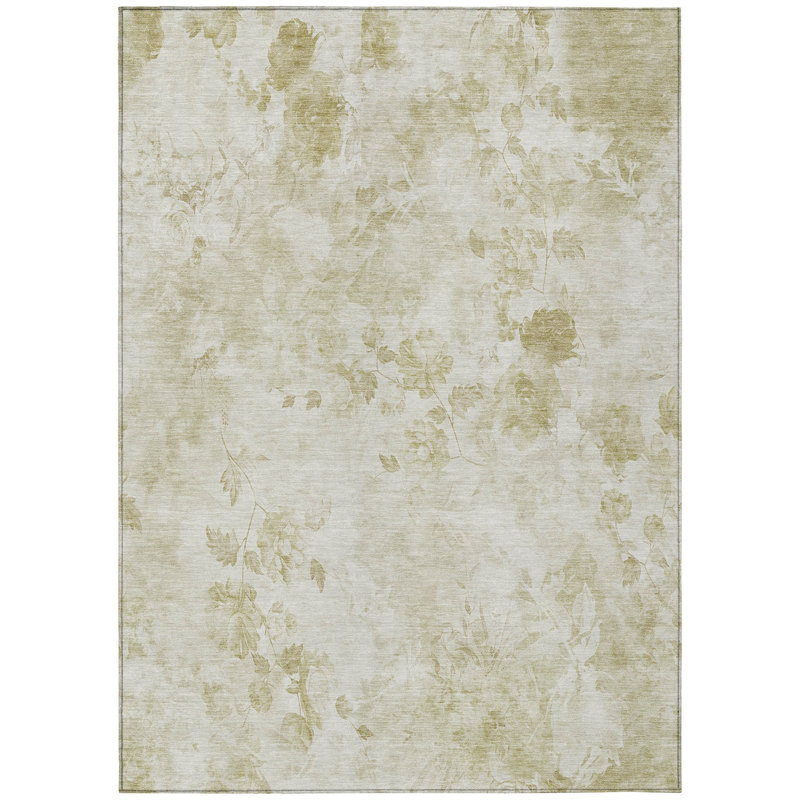 Tapis intérieur / extérieur Karsyn avec envers antidérapant, Rectangulaire 3 pi x 5 pi