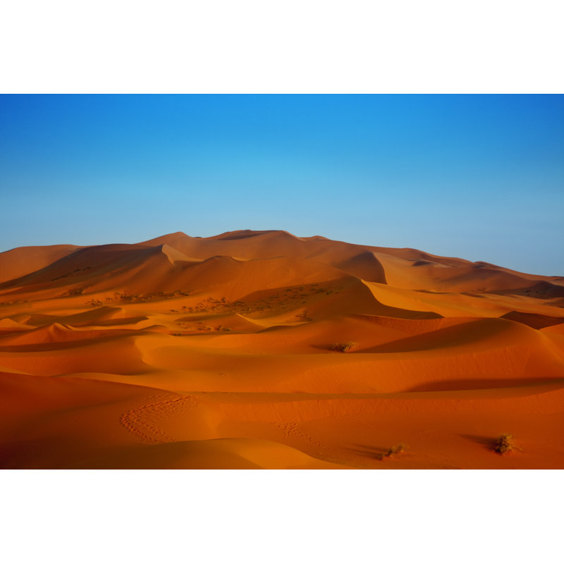 Sunset Over Sahara Desert by Thumb - Wrapped Canvas Print, 30cm H x 46cm W