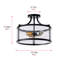 Plafonniers cylindriques modernes en fer 3 lumières