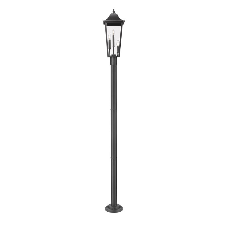 Luminaire d'extérieur 3 lumières Barling, H 100,5 po x l 10 po x P 10 po