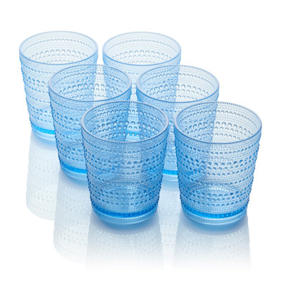 Santa Fe Set of 6 Acrylic DOF Glass 16 oz