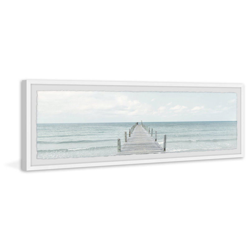 Endless Ocean - Photographie panoramique de cadre photo, H 10 po x l 30 po x P 1,5 po
