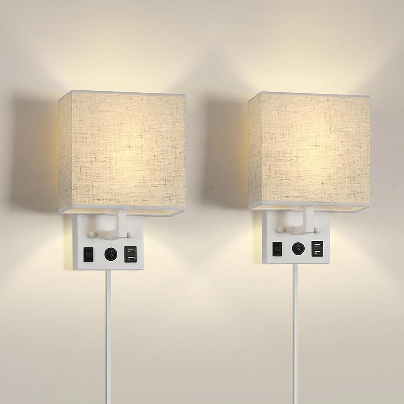 Malpani Flush Mounted Sconce, White