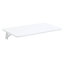 31 Inch Wall Mounted Folding Desk Space Saving Floating Table For Small Spaces White