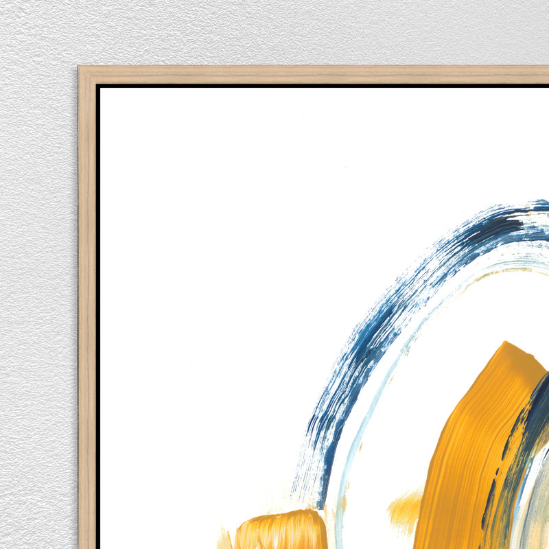 Hello Yellow I Painting by Elena Carlie, 45.75" H x 31.75" W, Image Brush Gel