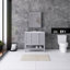 Ensemble de meuble-lavabo autoportant 36 po avec comptoir en céramique 36 po-909311640