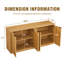 Buffet 59 pouces Modern Wavy