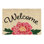 Peony Welcome 24"x36" Doormat Choir Front and PVC Backing Pink and Sand