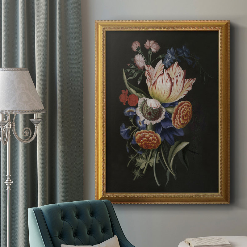 " Dramatic Bouquet II ", 27" H x 18" W