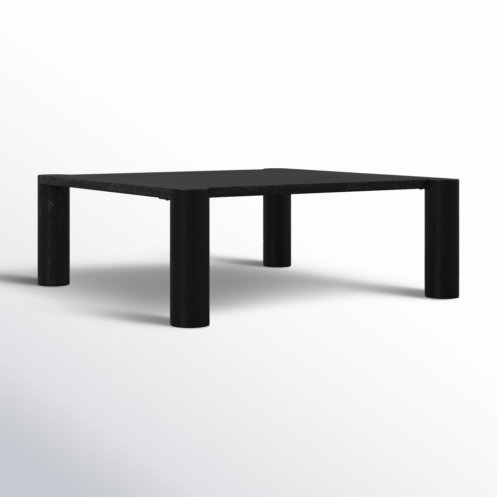 Channing Solid Wood Coffee Table, Black
