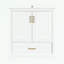 Meuble-lavabo avec lavabo, 1 tiroir et 2 portes à fermeture en douceur-76498706