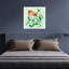Ornement de Robin Bliss, impression abstraite d'oiseau contemporain nature hiver-130424497