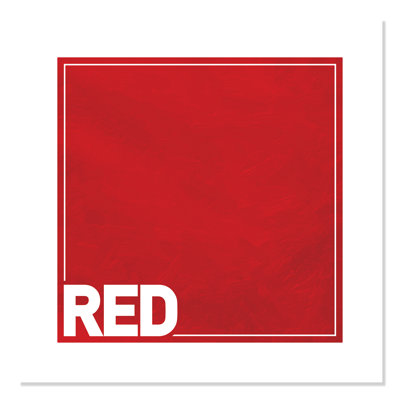 Impression sur papier roulé rouge