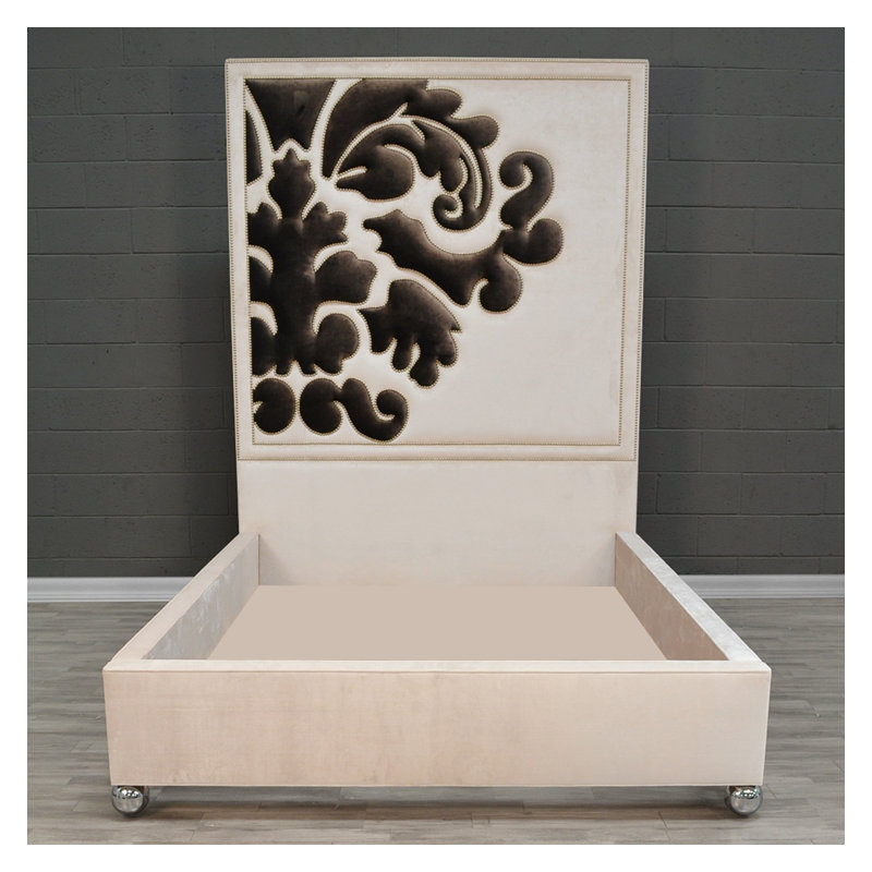 Belvedere Upholstered Bed, California King, White
