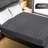 Quilted Fitted Mattress Pad, Queen Size, Elastic Fitted Mattress Topper,Stretches Up To 16 Inches Deep,(Grey)
