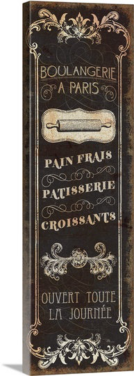 « panel-i », impression Parisian Sign, H 36 po x l 12 po x P 1,5 po, Toile