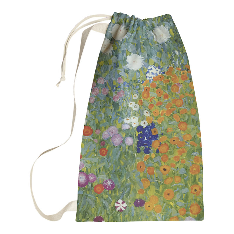 Fabric Laundry Bag with Handles, Large (76.5" H x 29.5" W x 1.5" D)