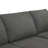 83" Chenille Pull Out Sofa Bed With Storage Chaise, Thicker And Soft Sleeper Sofa With Armrst Pillows For Living Room-1458003831