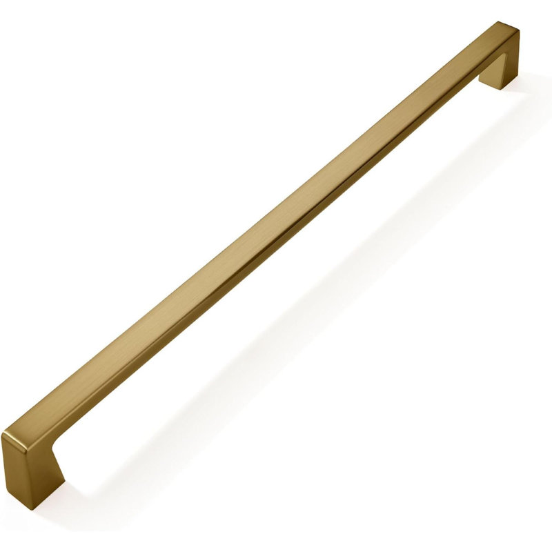 Ensemble de 1 poignée pour poignées en laiton brossé - Poignées de tiroir Quincaillerie de tiroir moderne en alliage de zinc pour cuisine