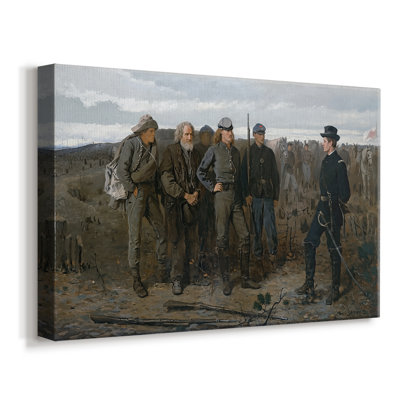 Prisoners from the Front-Winslow Homer-Gallery, toile tendue-1866