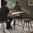 Dining Chairs Stools, Upholstered Kitchen Stools, Vanity Stools, 19-Inch Tall-79528808-83762755