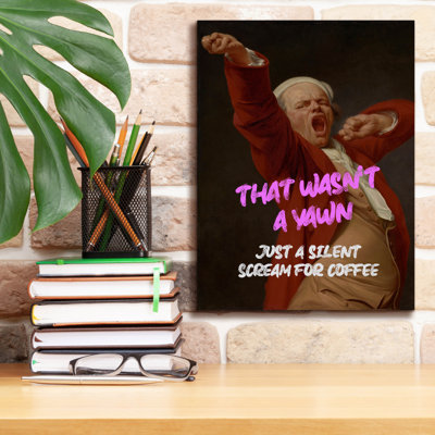 Art mural sur toile Trints «Thats was not a yawn» par Andreas Magnusson, 12 po x 16 po