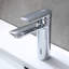 Robinet de salle de bain à un trou avec drain-39301448