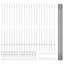 Vidaxl Fence With Posts Steel-116798077-116798044