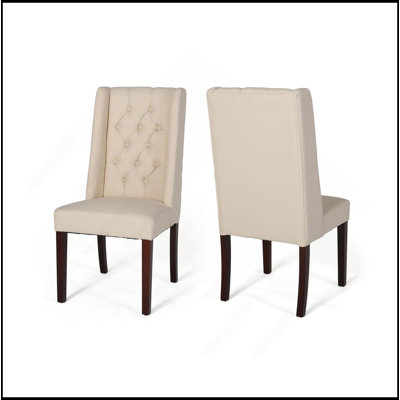 Ensemble de chaises de salle à manger sophistiquées avec dossier haut et design exquis
