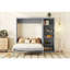 Grand lit escamotable mural avec tablettes-1939741121