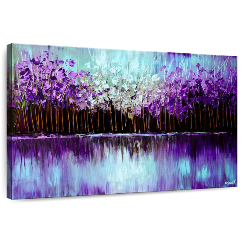 Alvord Purple Reflection I, 8" H x 12" W