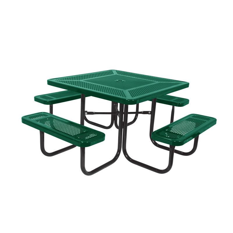 Tycho Picnic Table, Green/Green