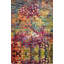 Tapis orange / rose / bleu / jaune à motif abstrait Corlenzo-1612264131