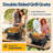 Rectangle Cast Iron Charcoal Grill With Double-sided Grate