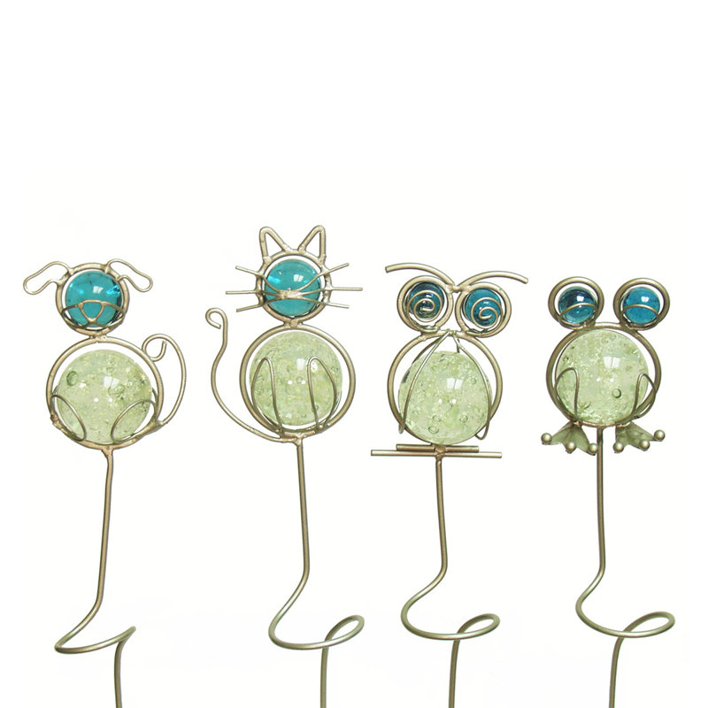 Weather Resistant Metal Animals Garden Stake