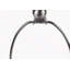 Lighting, 23 po, lampe de table, céramique noire, abat-jour noir, contemporain