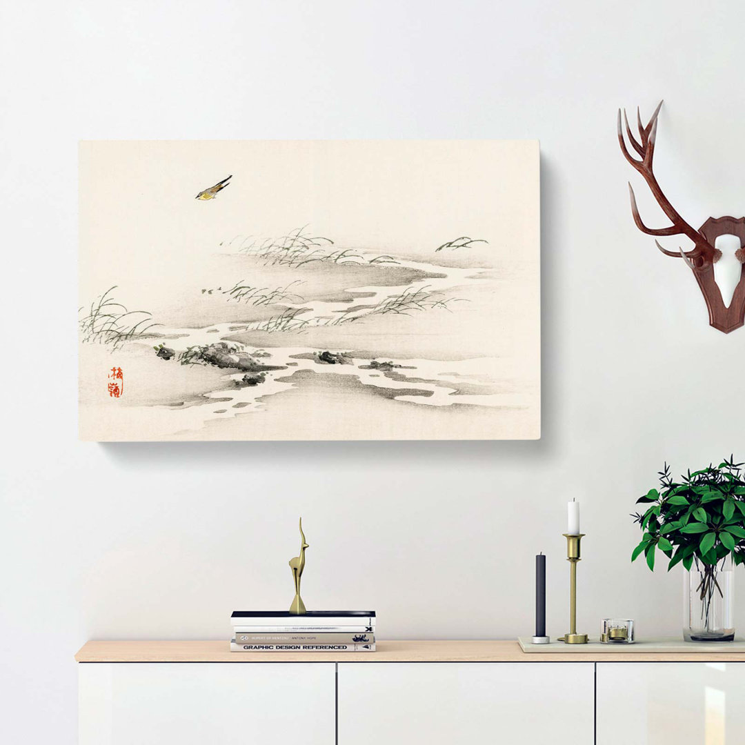 Flying Bird by Kono Baireir - Wrapped Canvas