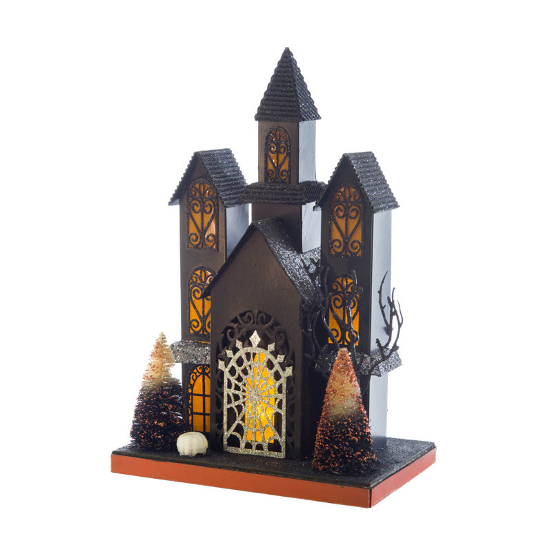 Maison hantée à DEL noire