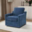Fauteuil demi-tonneau rembourré avec coussin amovible-114198601
