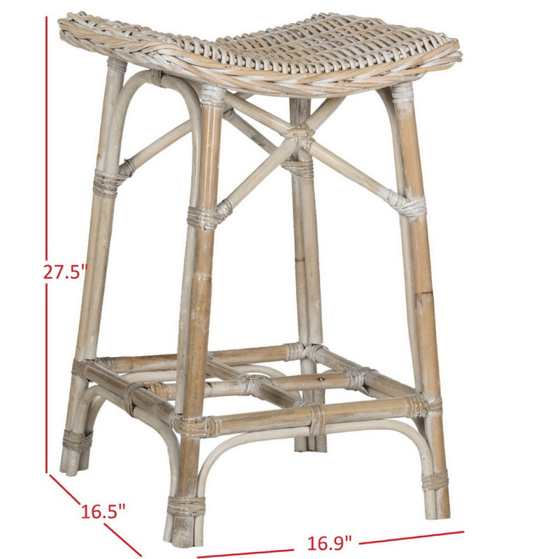Everton Solid Wood Accent Stool